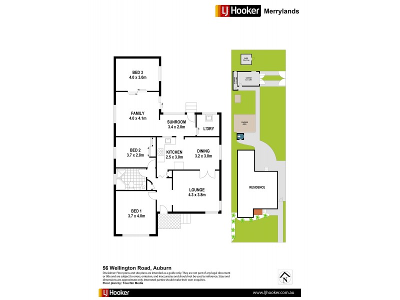 56 Wellington Road, Auburn NSW 2144 Floorplan