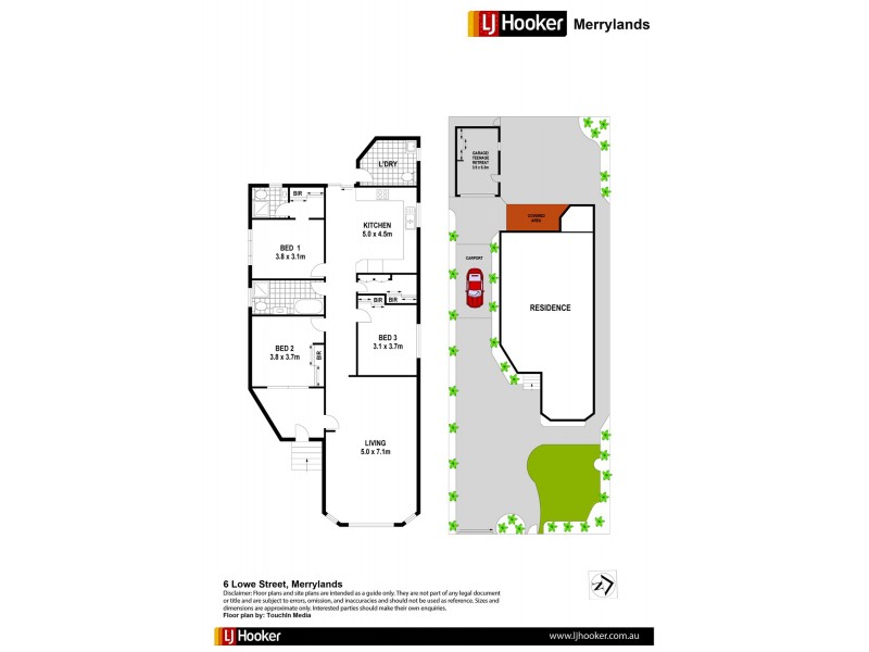 6 Lowe St, Merrylands NSW 2160 Floorplan