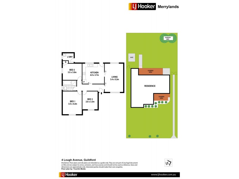 4 Lough Ave, Guildford NSW 2161 Floorplan