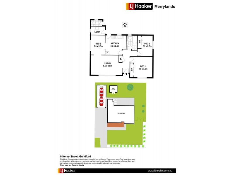 9 Henry Street, Guildford NSW 2161 Floorplan