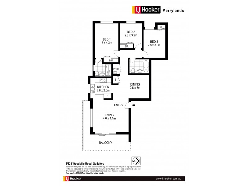 6/328 Woodville Road, Guildford NSW 2161 Floorplan