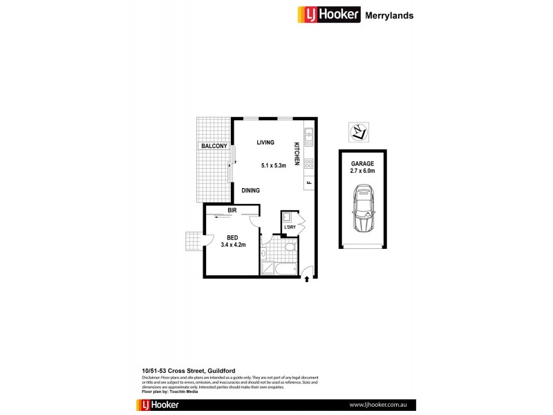 10/51-53 Cross Street, Guildford NSW 2161 Floorplan