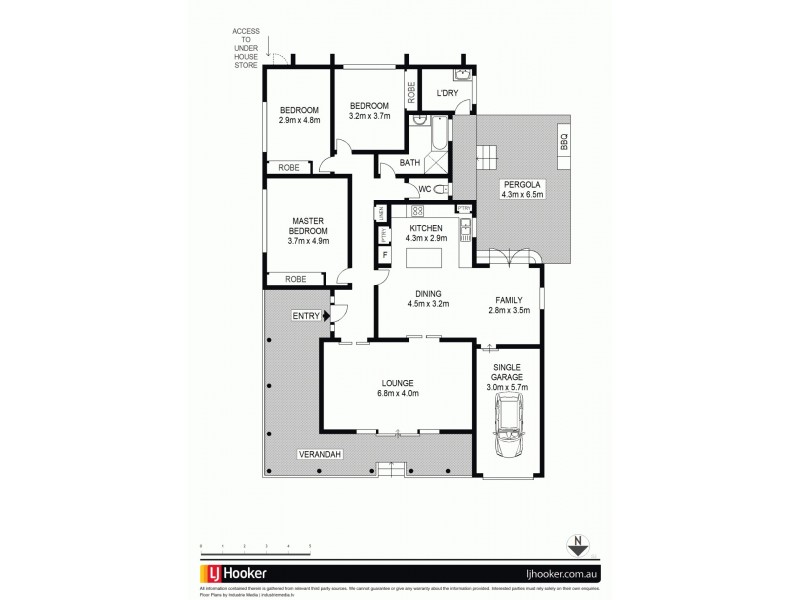 66 Bolaro Ave, Greystanes NSW 2145 Floorplan