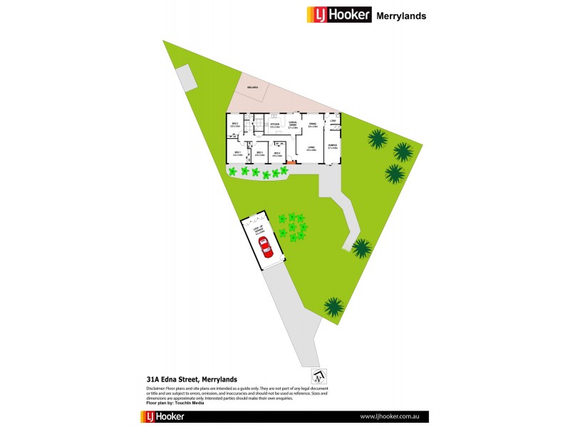 31A Edna Avenue, Merrylands NSW 2160 Floorplan