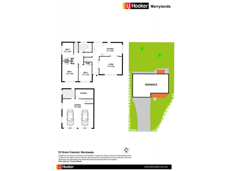 52 Grace Cres, Merrylands NSW 2160 Floorplan