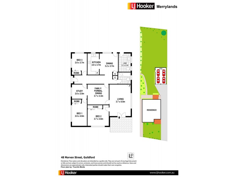 48 Morven St, Guildford NSW 2161 Floorplan