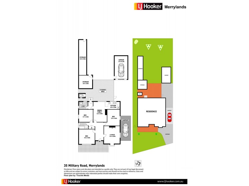 35 Military Rd, Merrylands NSW 2160 Floorplan