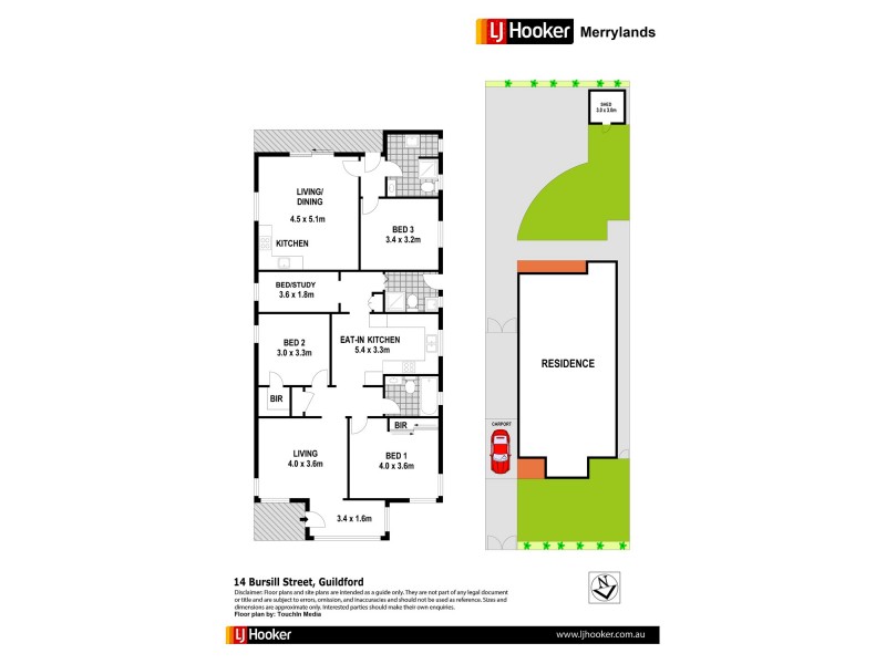 14 Bursill Street, Guildford NSW 2161 Floorplan