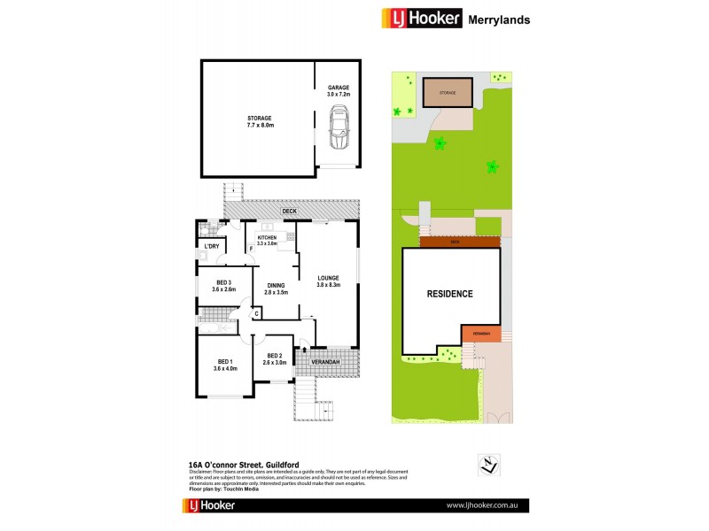 16A O’Connor Street, Guildford NSW 2161 Floorplan