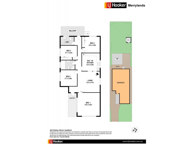 43A Station Street, Guildford NSW 2161 Floorplan