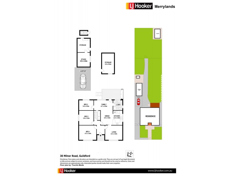 30 Milner Rd, Guildford NSW 2161 Floorplan