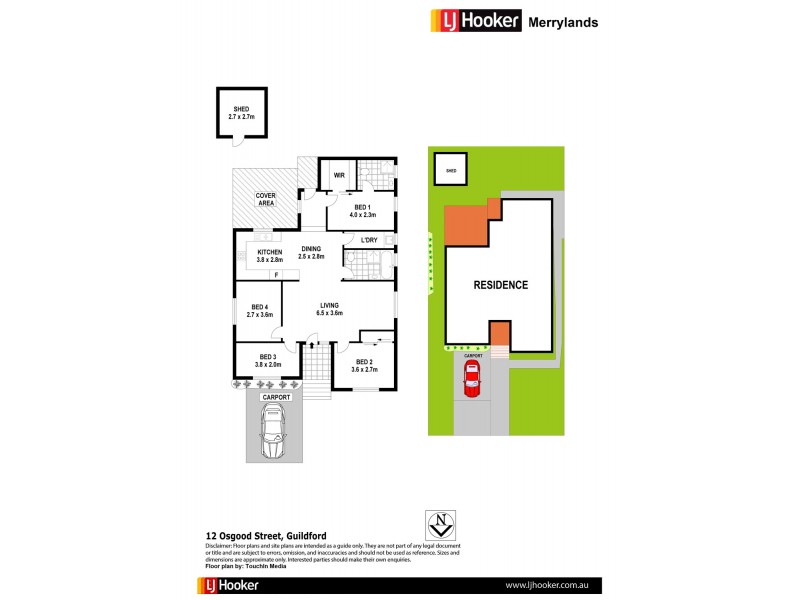 12 Osgood Street, Guildford NSW 2161 Floorplan