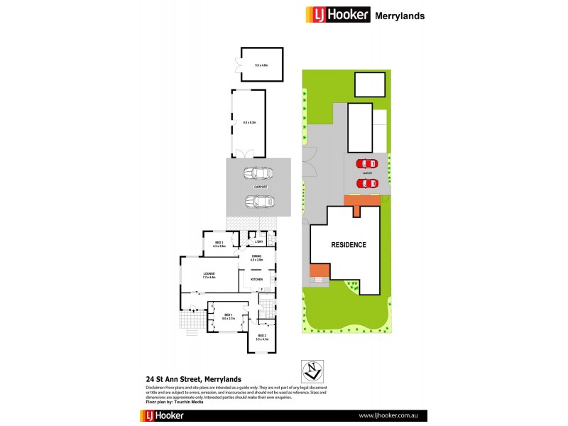 24 St Ann Street, Merrylands NSW 2160 Floorplan