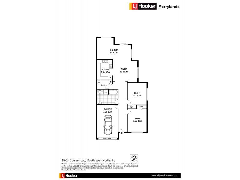 6B/24 Jersey Rd, South Wentworthville NSW 2145 Floorplan