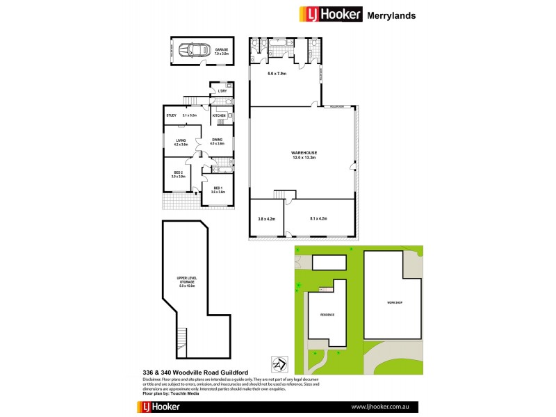 336 Woodville Road, Guildford NSW 2161 Floorplan