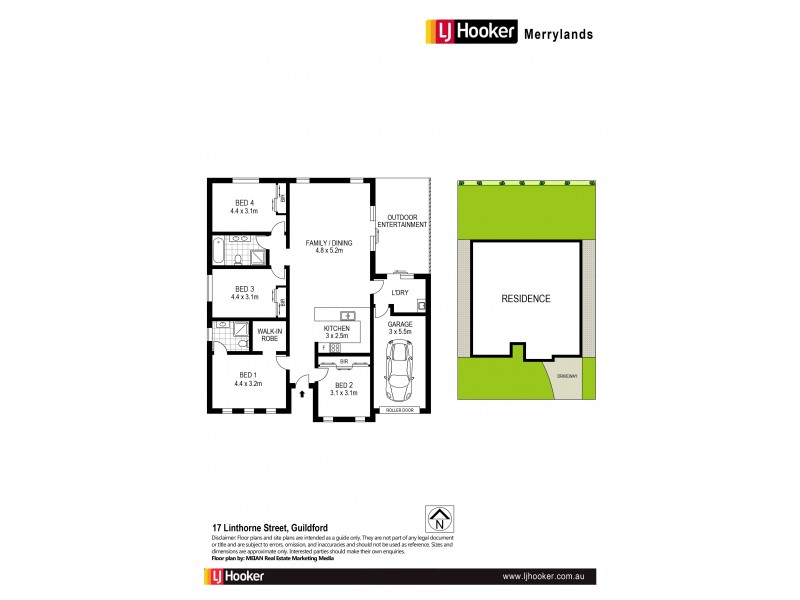 17 Linthorne Street, Guildford NSW 2161 Floorplan