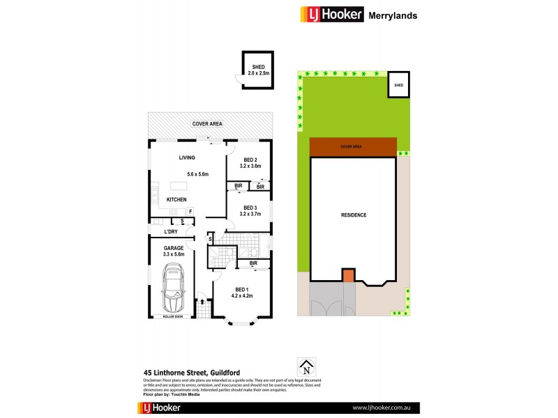 45 Linthorne Street, Guildford NSW 2161 Floorplan