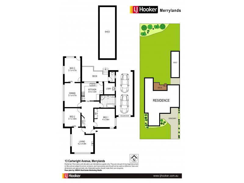 13 Cartwright Ave, Merrylands NSW 2160 Floorplan