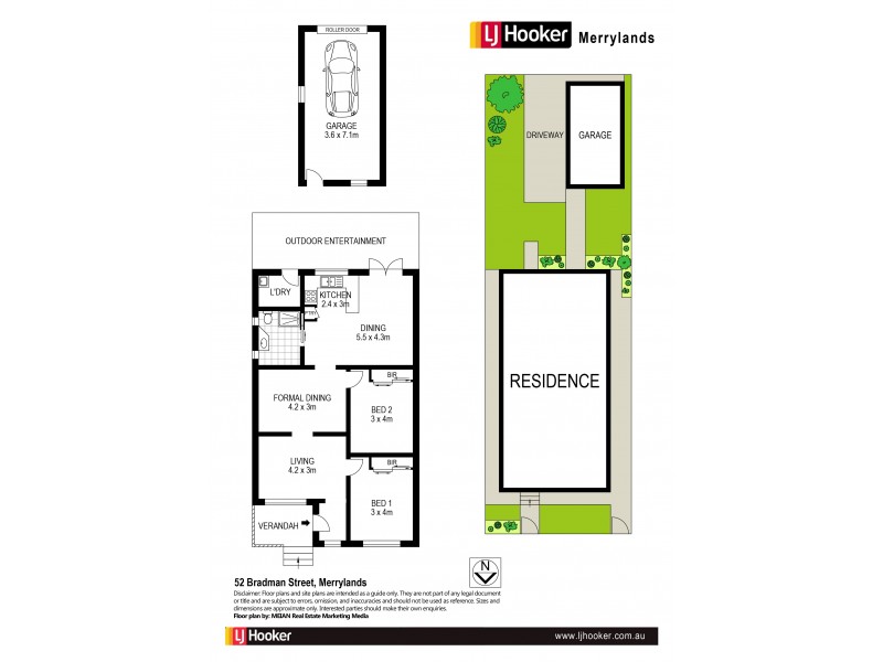 52 Bradman St, Merrylands NSW 2160 Floorplan