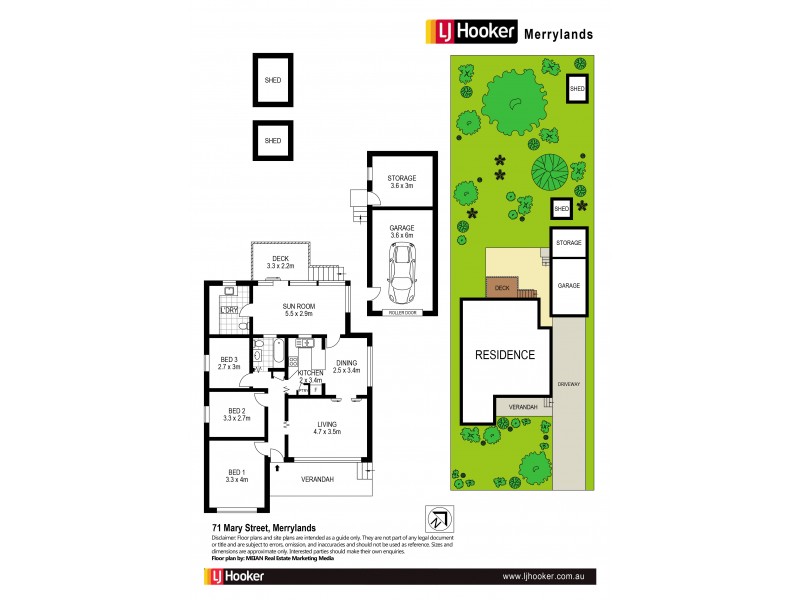 71 Mary Street, Merrylands NSW 2160 Floorplan