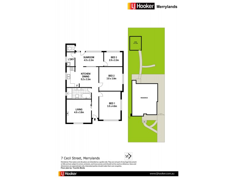 7 Cecil Street, Merrylands NSW 2160 Floorplan