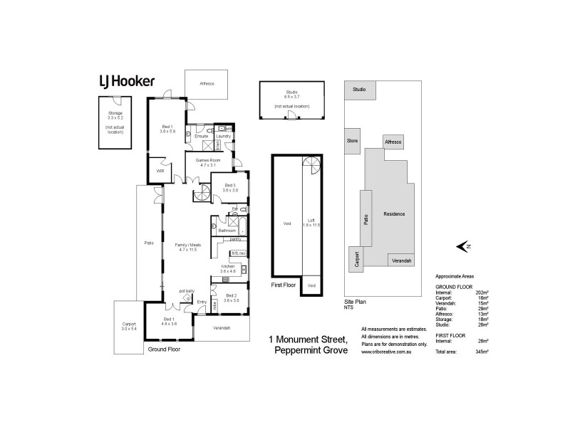 1 Monument Street, Peppermint Grove WA 6011 Floorplan