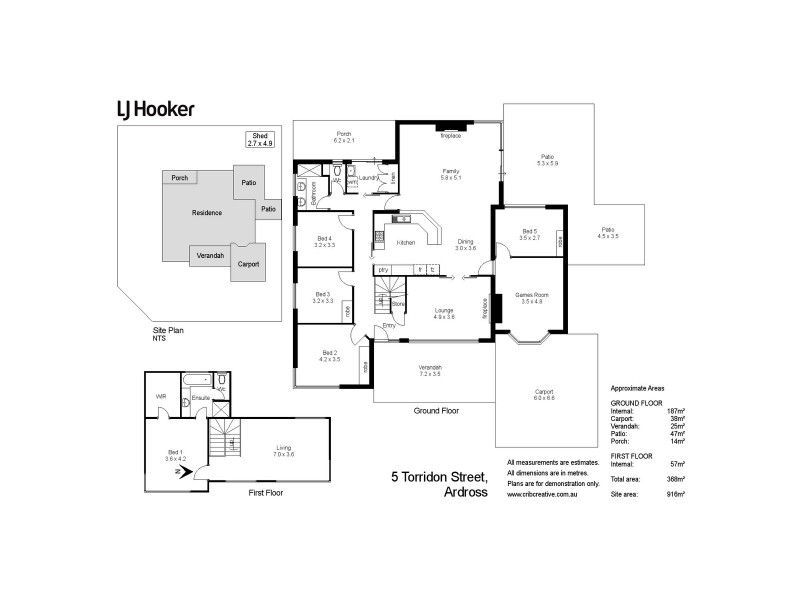 5 Torridon Street, Ardross WA 6153 Floorplan