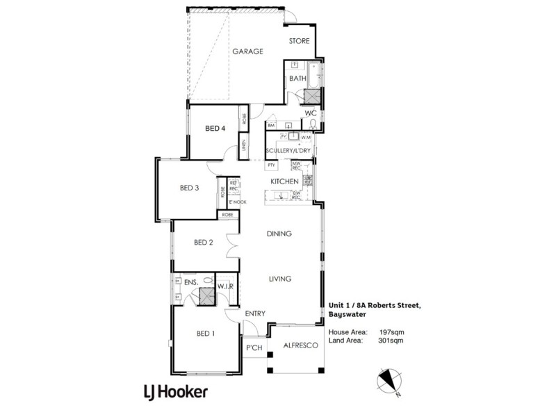 1/8A Roberts Street, Bayswater WA 6053 Floorplan