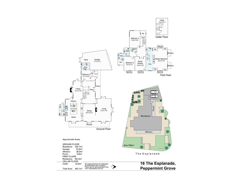 16 The Esplanade, Peppermint Grove WA 6011 Floorplan
