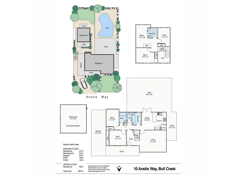10 Anstie Way, Bull Creek WA 6149 Floorplan