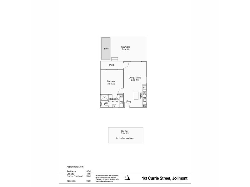 1/3 Currie Street, Jolimont WA 6014 Floorplan