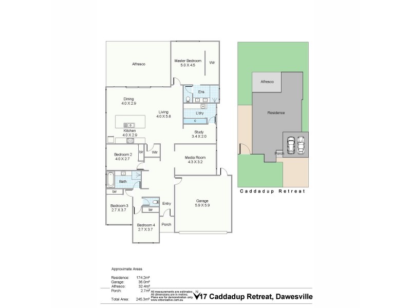 17 Caddadup Retreat, Dawesville WA 6211 Floorplan