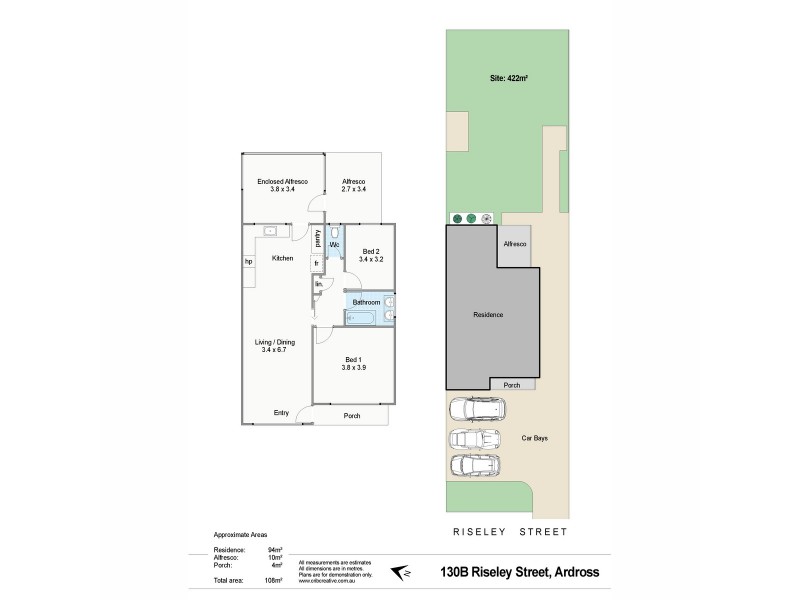 130B Riseley Street, Ardross WA 6153 Floorplan