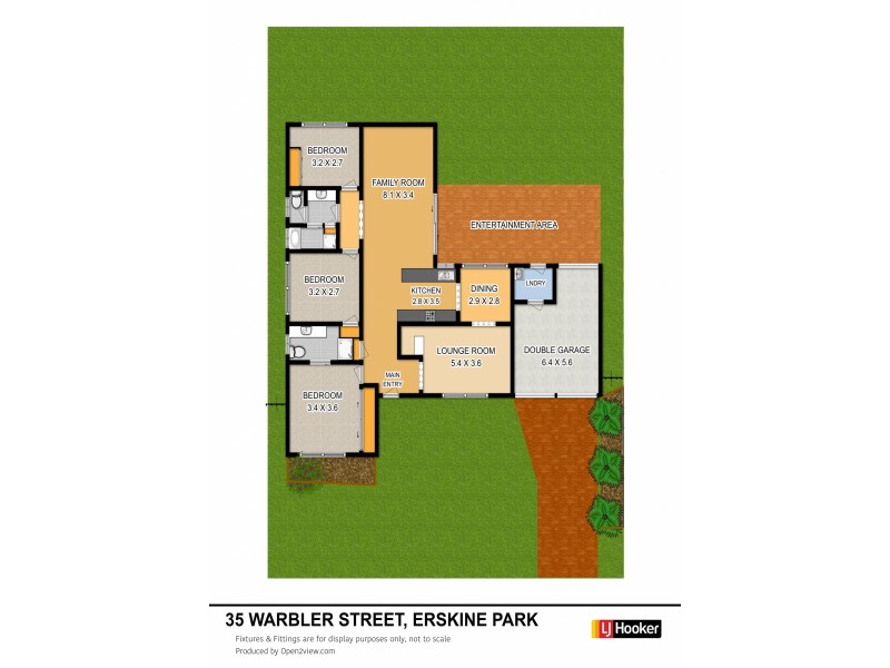 35 Warbler Street, Erskine Park NSW 2759 Floorplan
