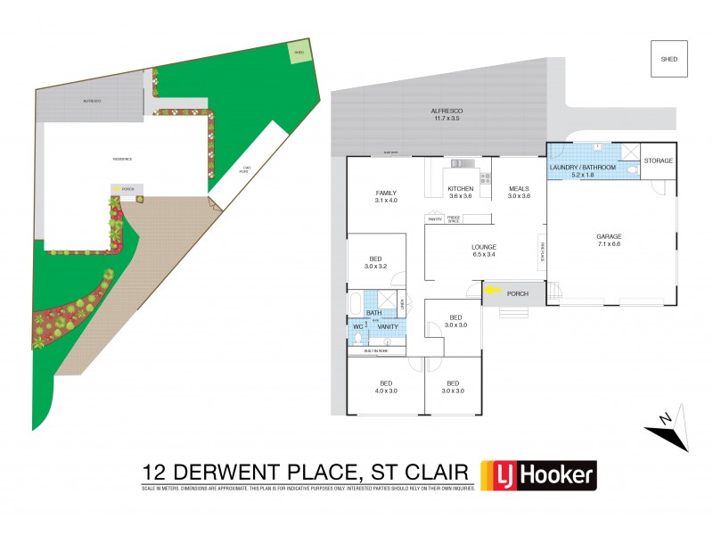 12 Derwent Place, St Clair NSW 2759 Floorplan