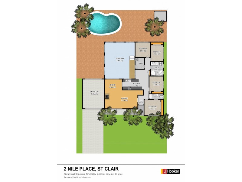 2 Nile Place, St Clair NSW 2759 Floorplan