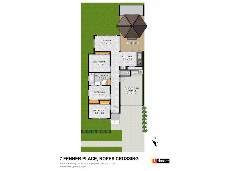 7 Fenner Place, Ropes Crossing NSW 2760 Floorplan