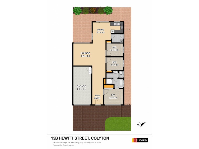 15B Hewitt Street, Colyton NSW 2760 Floorplan