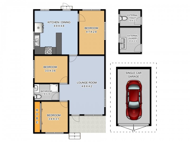 142 Oxford Street, Cambridge Park NSW 2747 Floorplan