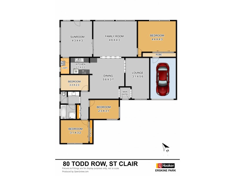 80 Todd Row, St Clair NSW 2759 Floorplan