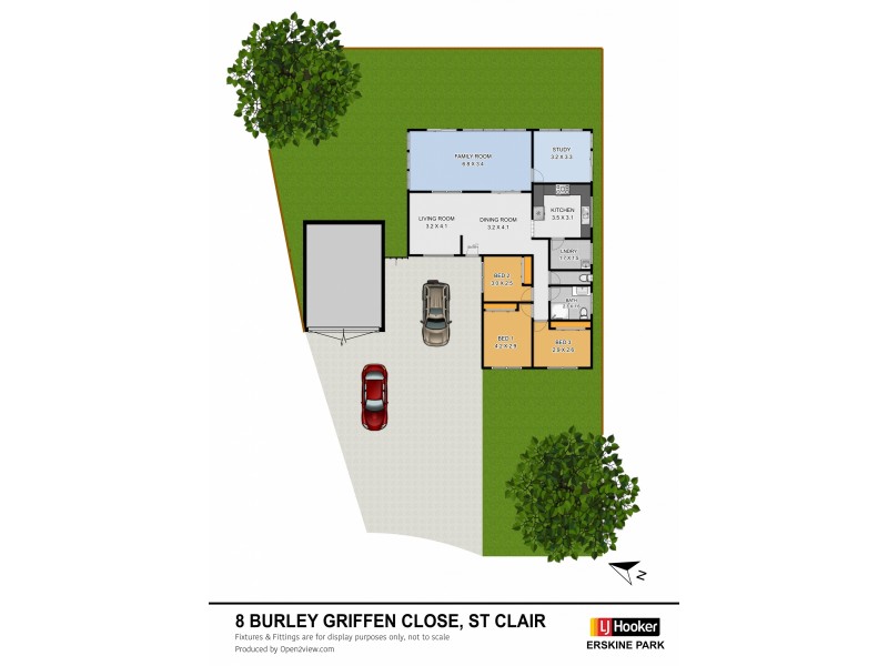 8 Burley Griffin Close, St Clair NSW 2759 Floorplan