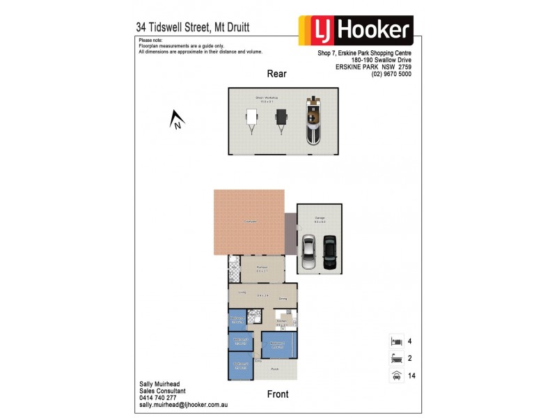 34 Tidswell Street, Mount Druitt NSW 2770 Floorplan