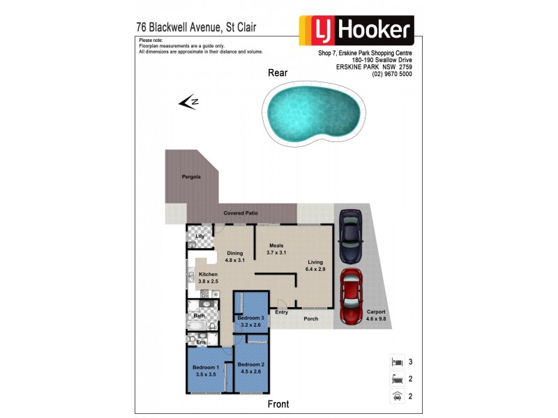 76 Blackwell Avenue, St Clair NSW 2759 Floorplan