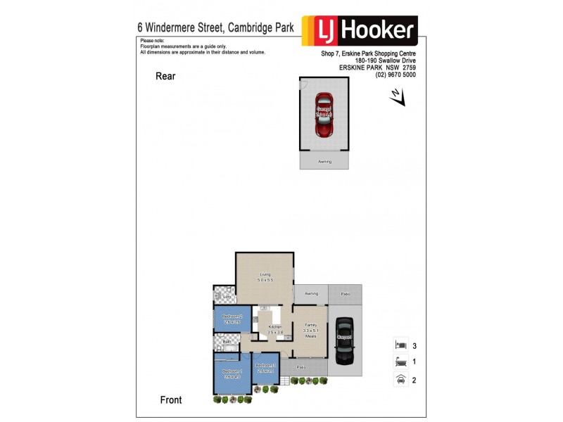 6 Windermere Avenue, Cambridge Park NSW 2747 Floorplan