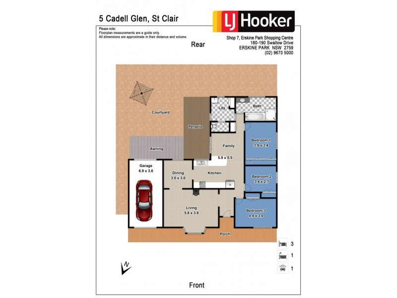 5 Cadell Glen, St Clair NSW 2759 Floorplan