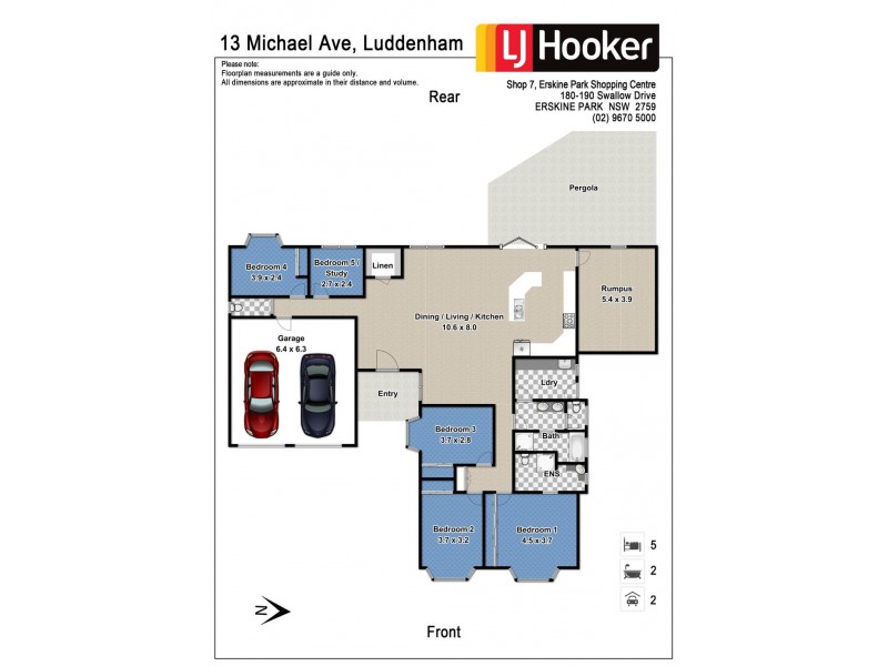 13 Michael Avenue, Luddenham NSW 2745 Floorplan