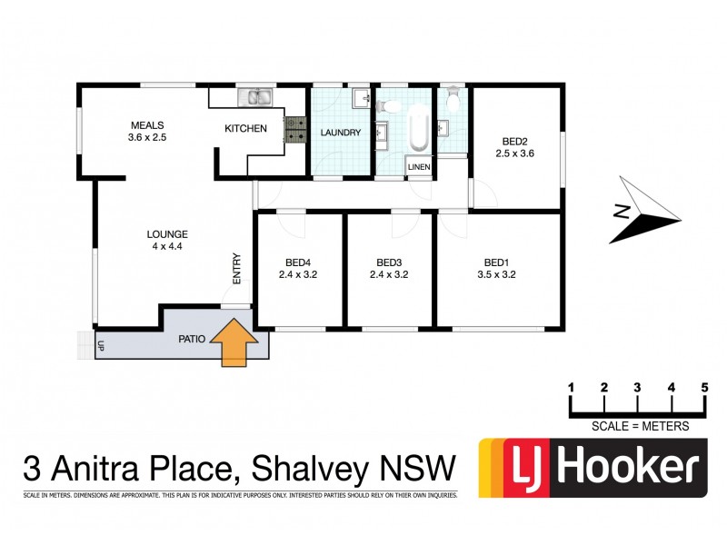 3 Anitra Place, Shalvey NSW 2770 Floorplan
