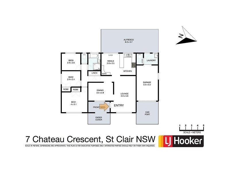 7 Chateau Crescent, St Clair NSW 2759 Floorplan