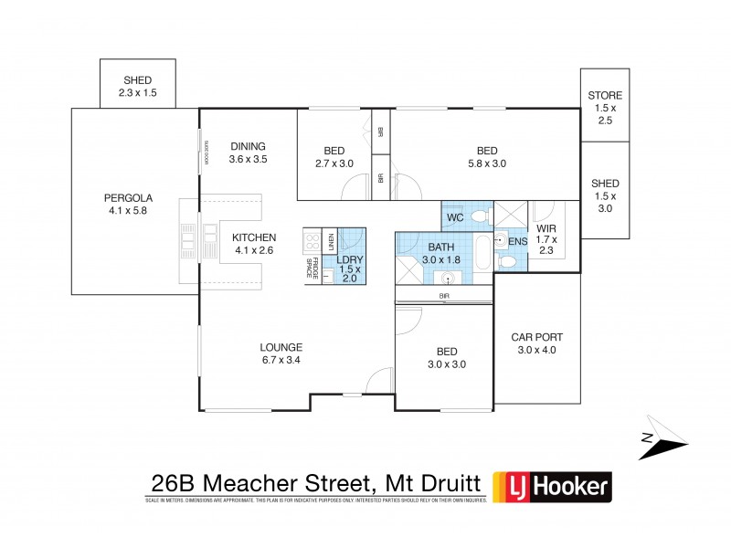 26 B Meacher Street, Mount Druitt NSW 2770 Floorplan