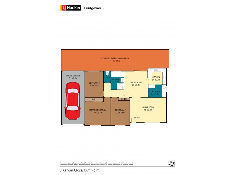 8 Karwin Close, Buff Point NSW 2262 Floorplan